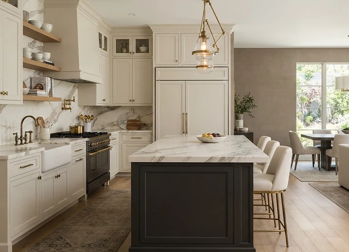 Spec home kitchen interior