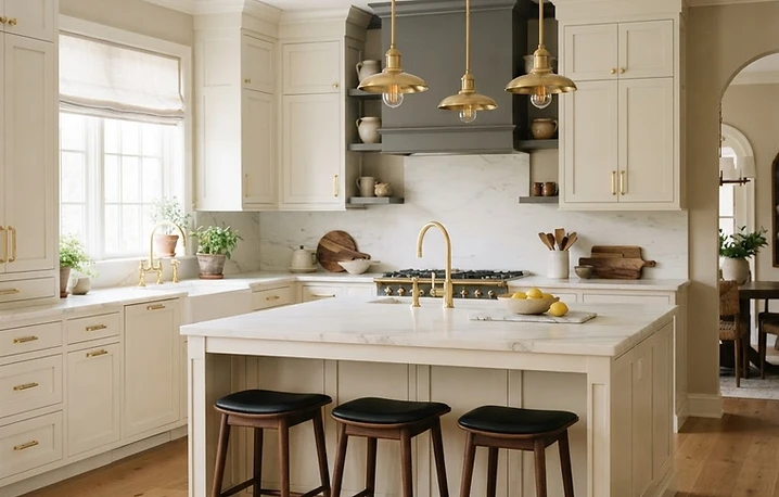 High-end material pairing — architectural interior selections