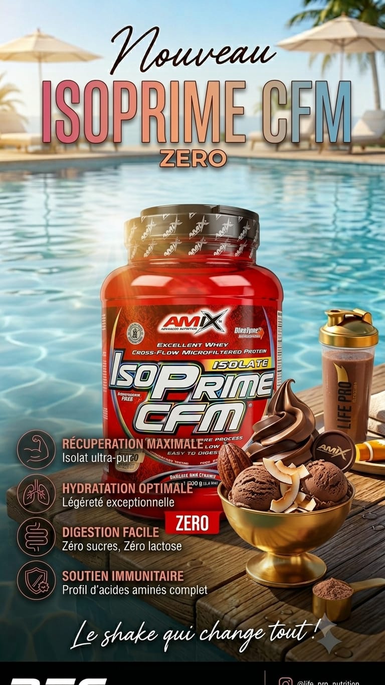 Amix Isoprime CFM Zero — whey isolate cross-flow microfiltrée