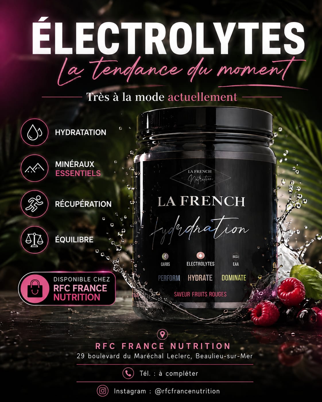 Électrolytes & Hydratation