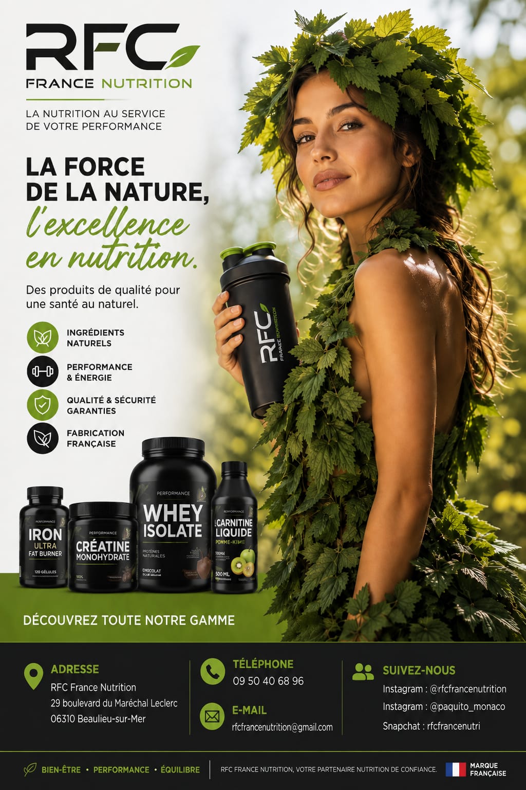 Gamme Force de la Nature — nutrition naturelle en sélection au magasin