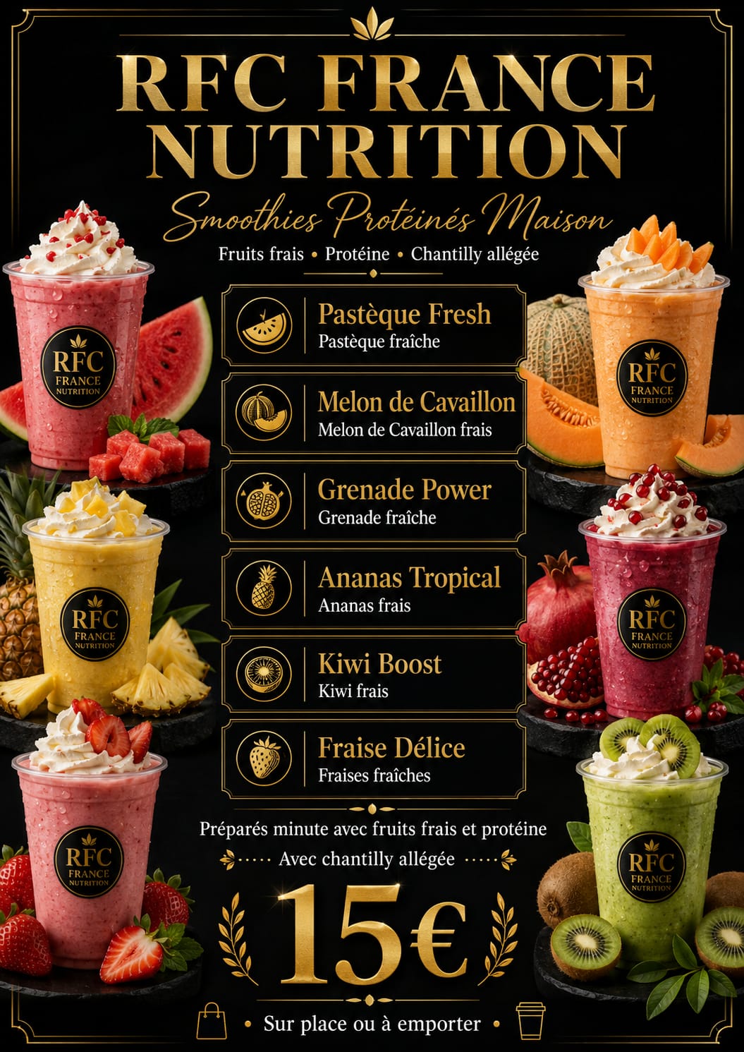 Smoothies & Jus Frais