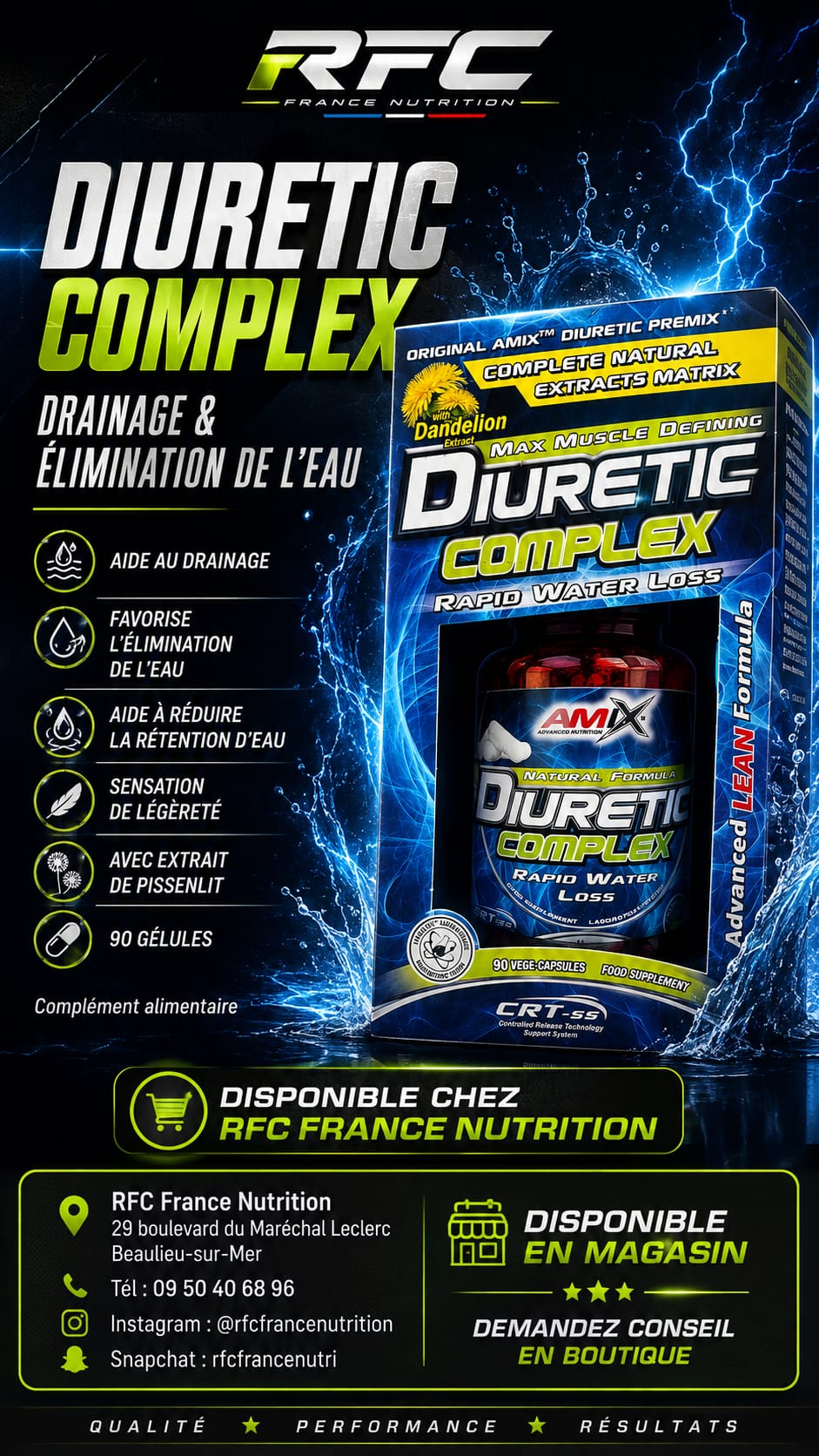 Amix Diuretic Complex — drainage et élimination