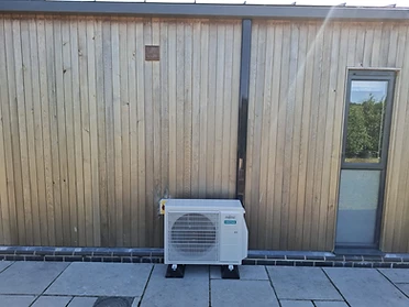 Outdoor Condenser Setup