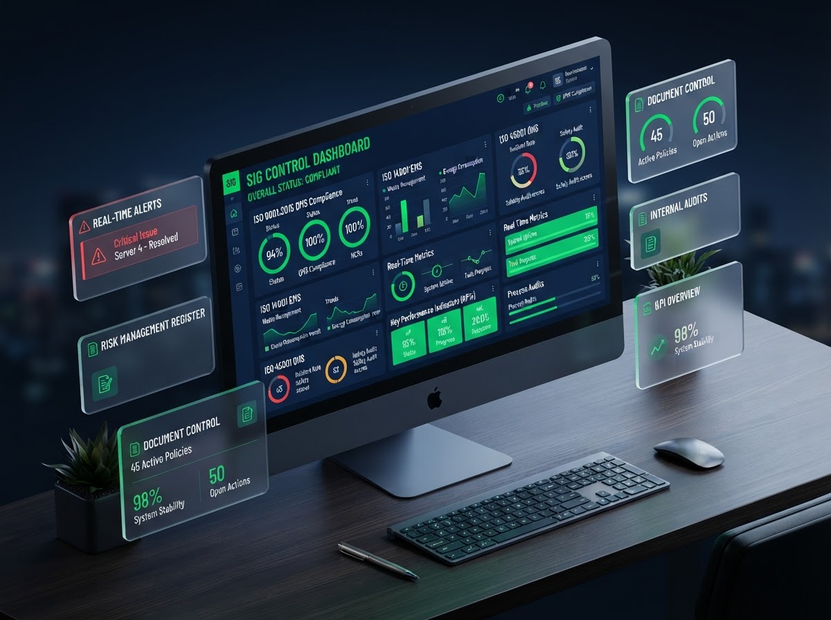 Dashboard de Control e Indicadores SIG