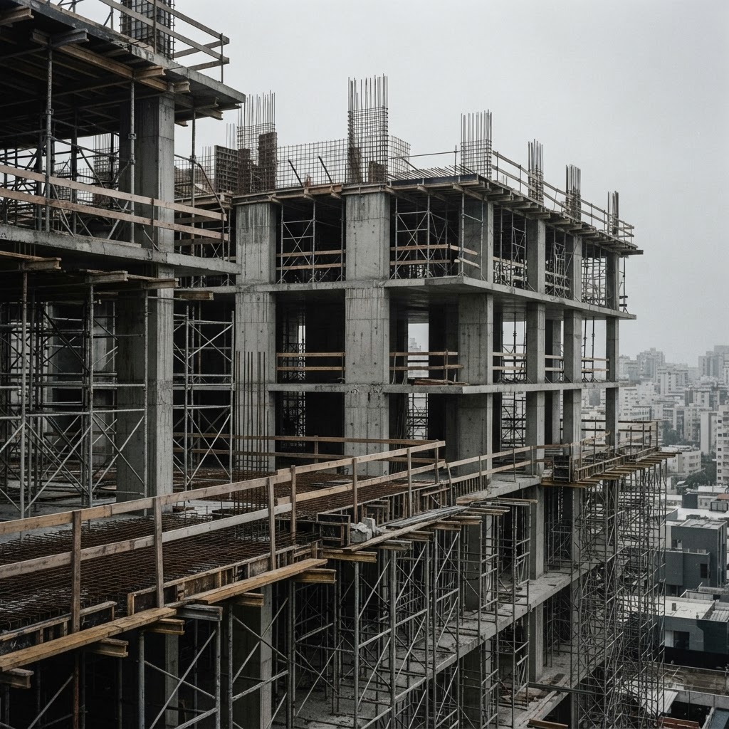 Before: building under construction