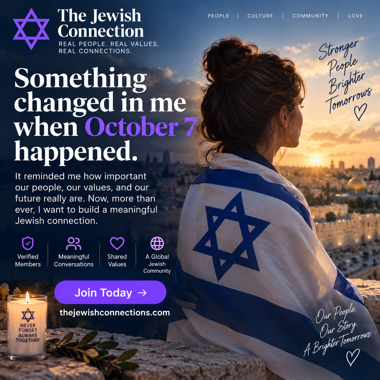 The Jewish Connection — Stronger People, Brighter Tomorrows