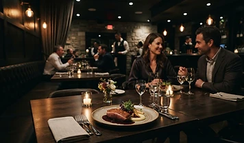 Oak & Ember — Restaurant website design by Saxton Media
