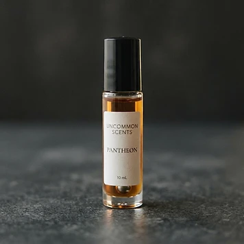Uncommon Scents Pantheon inspired oil roller bottle