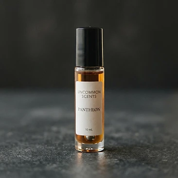 Uncommon Scents Pantheon inspired fragrance oil roller bottle