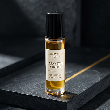 Uncommon Scents Bond No. 9 Lafayette Street inspired oil roller bottle