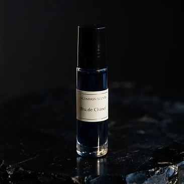 Uncommon Scents Bleu de Chanel inspired fragrance oil roller bottle