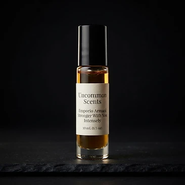 Uncommon Scents Giorgio Armani Stronger With You inspired fragrance oil roller bottle