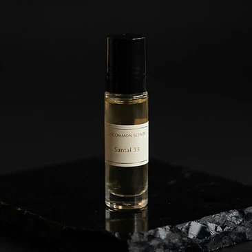 Uncommon Scents Le Labo Santal 33 inspired fragrance oil roller bottle