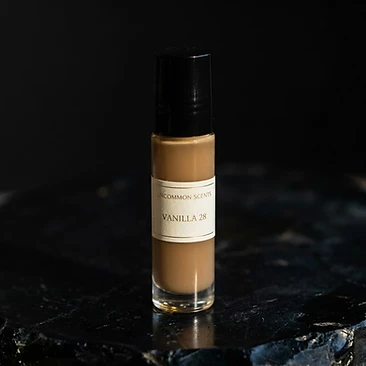 Uncommon Scents Kayali Vanilla 28 inspired fragrance oil roller bottle