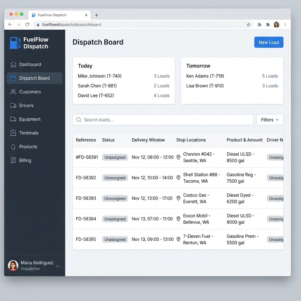 Annotated FuelFlow Dispatch dispatch overview