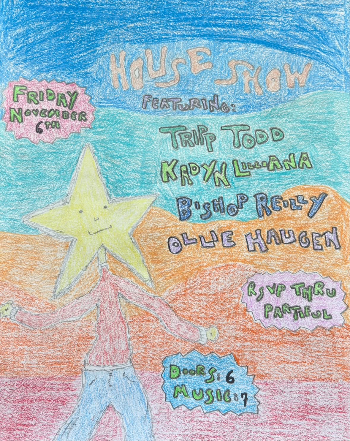 house show — Friday, November 6 flyer