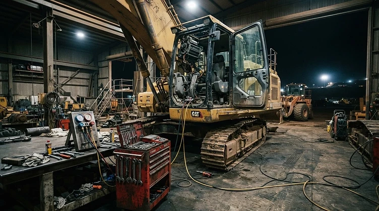Mining equipment HVAC workshop bay in Rustenburg