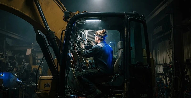 Heavy Equipment AC technical work