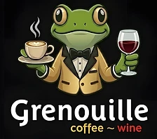 Grenouille the frog mascot