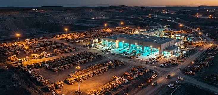 Mining fleet depot conditions in Northern Cape