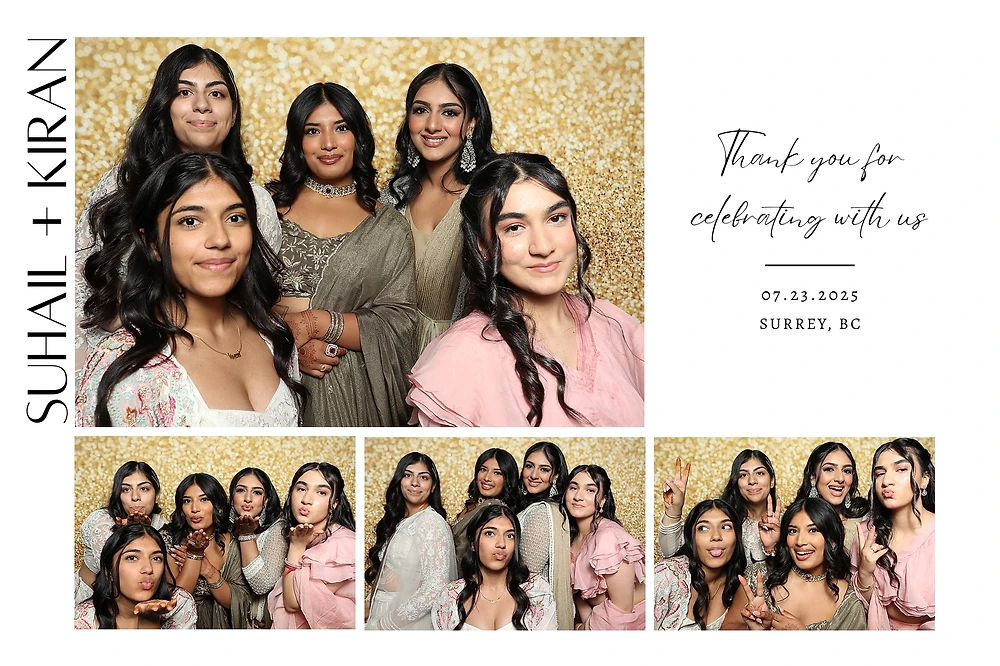 Wedding Events photo booth print template