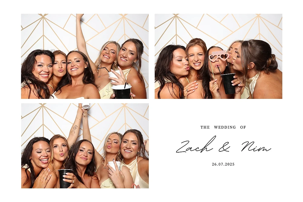 Wedding Events photo booth print template
