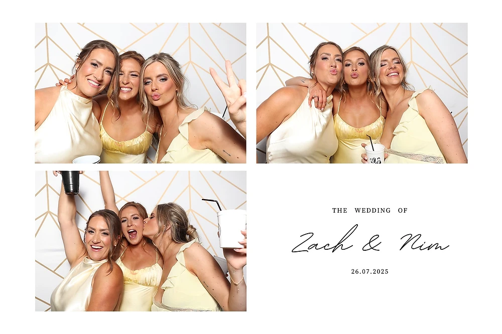 Wedding Events photo booth print template
