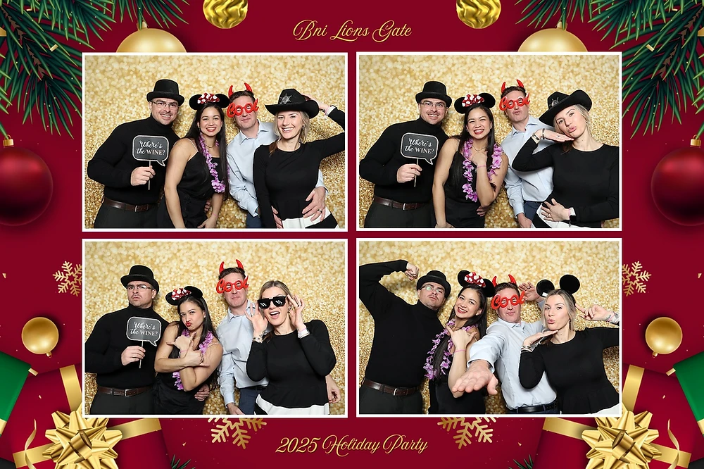 Corporate Events photo booth print template