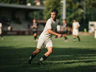 Player scanning the field