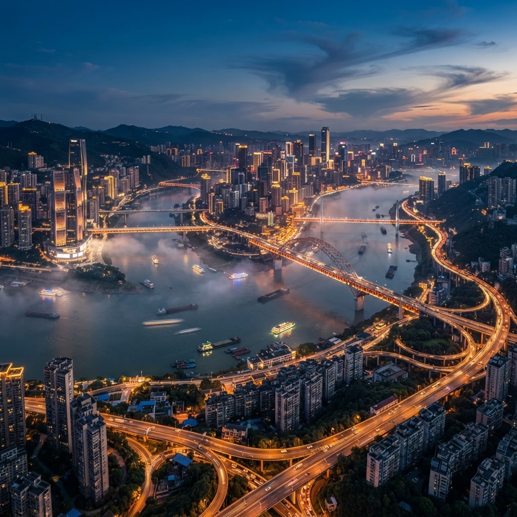 Chongqing β Mountains, rivers and 8D city views