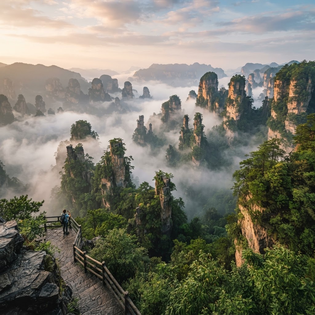 Zhangjiajie β Avatar peaks & glass bridges