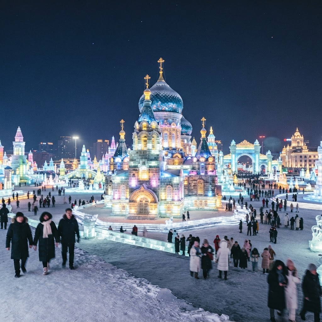 Ha'erbin β Ice festival & Russian heritage
