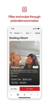 Friends of Friendz seeking a room profile card
