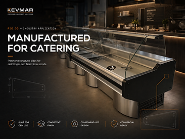 Patchend Family — Repeatable Components for Catering Equipment