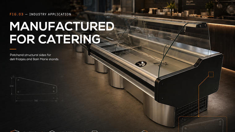 Patchend Family — Repeatable Components for Catering Equipment