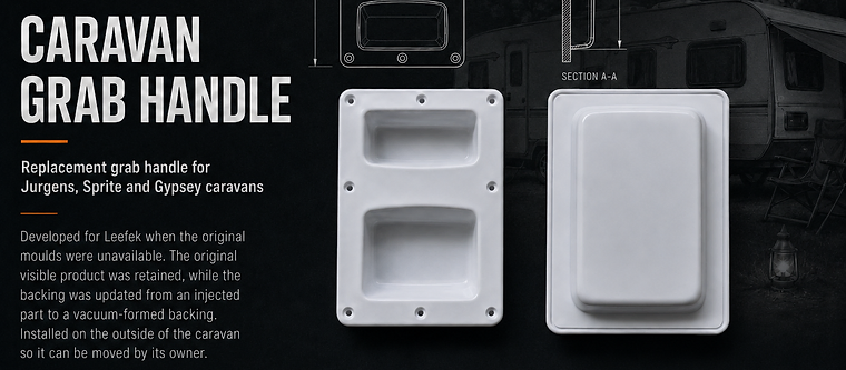 Caravan Grab Handle — Preserving the Product, Changing the Process
