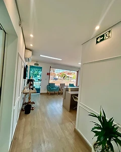 Hall de entrada da Clínica Solenza