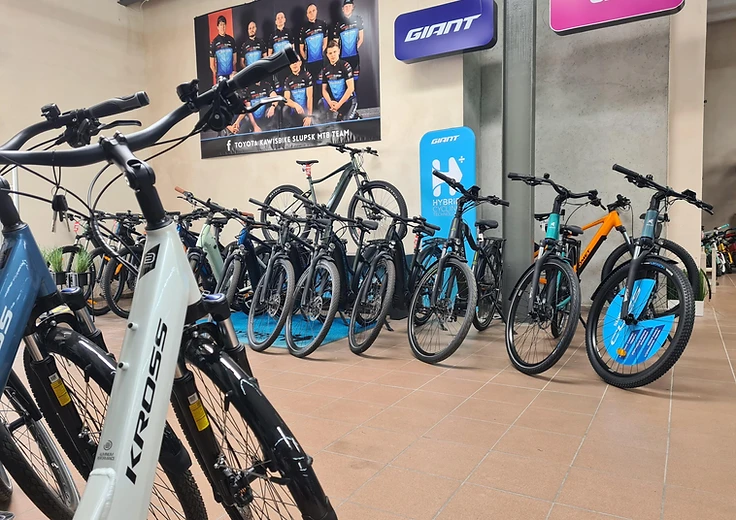 Rowery elektryczne w sklepie KawisBike Słupsk Rowery elektryczne w sklepie KawisBike Słupsk