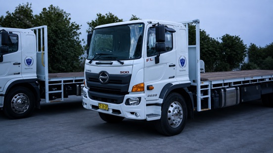 CD & Sons Transport fleet of trucks