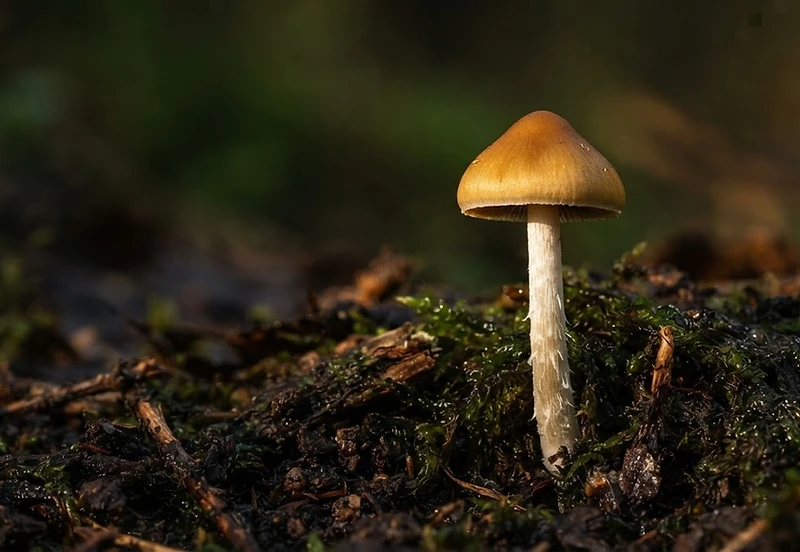 Macro mushroom