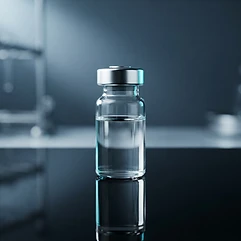 Product Vial — Chrome Cap