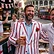 International sports poly blend classic-fit club blazer with nation crest for supporters & tours