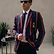 Military sports poly blend structured-fit club blazer with badge & regimental for regimental occasions