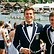 University sports poly blend classic-fit club blazer with embroidered society crest for university & alumni events — view 4