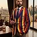 Striped sports poly blend classic-fit club blazer with embroidered crest for regattas & events — view 3