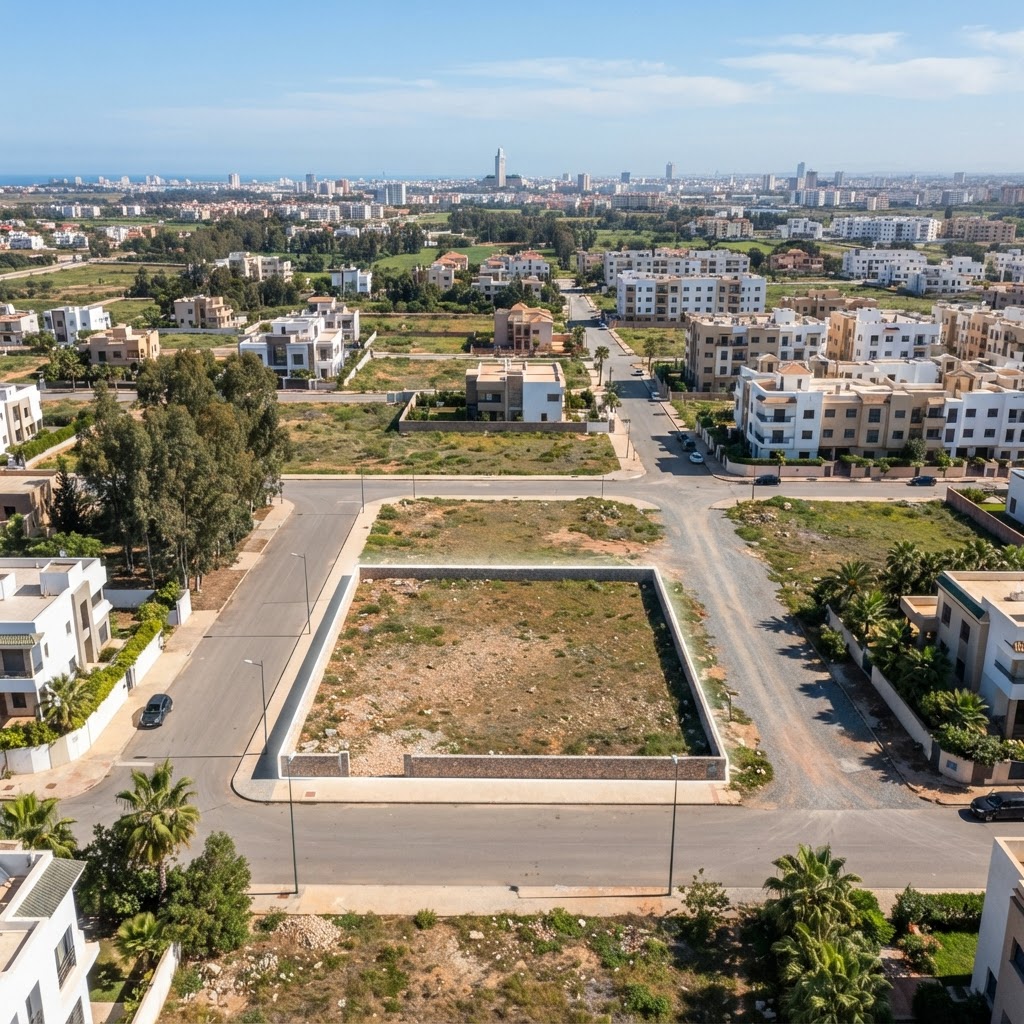 Terrain 500m² Bouskoura