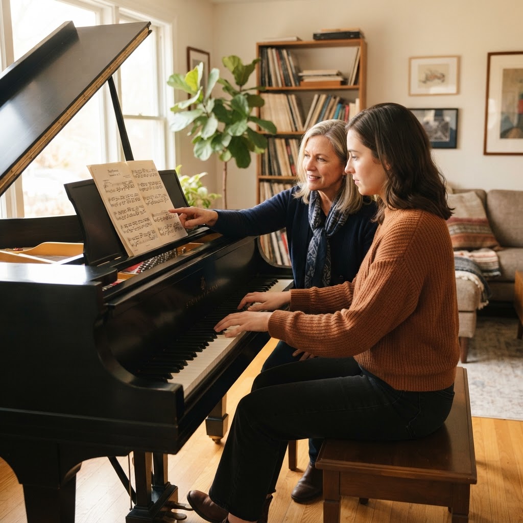Cours de piano à domicile