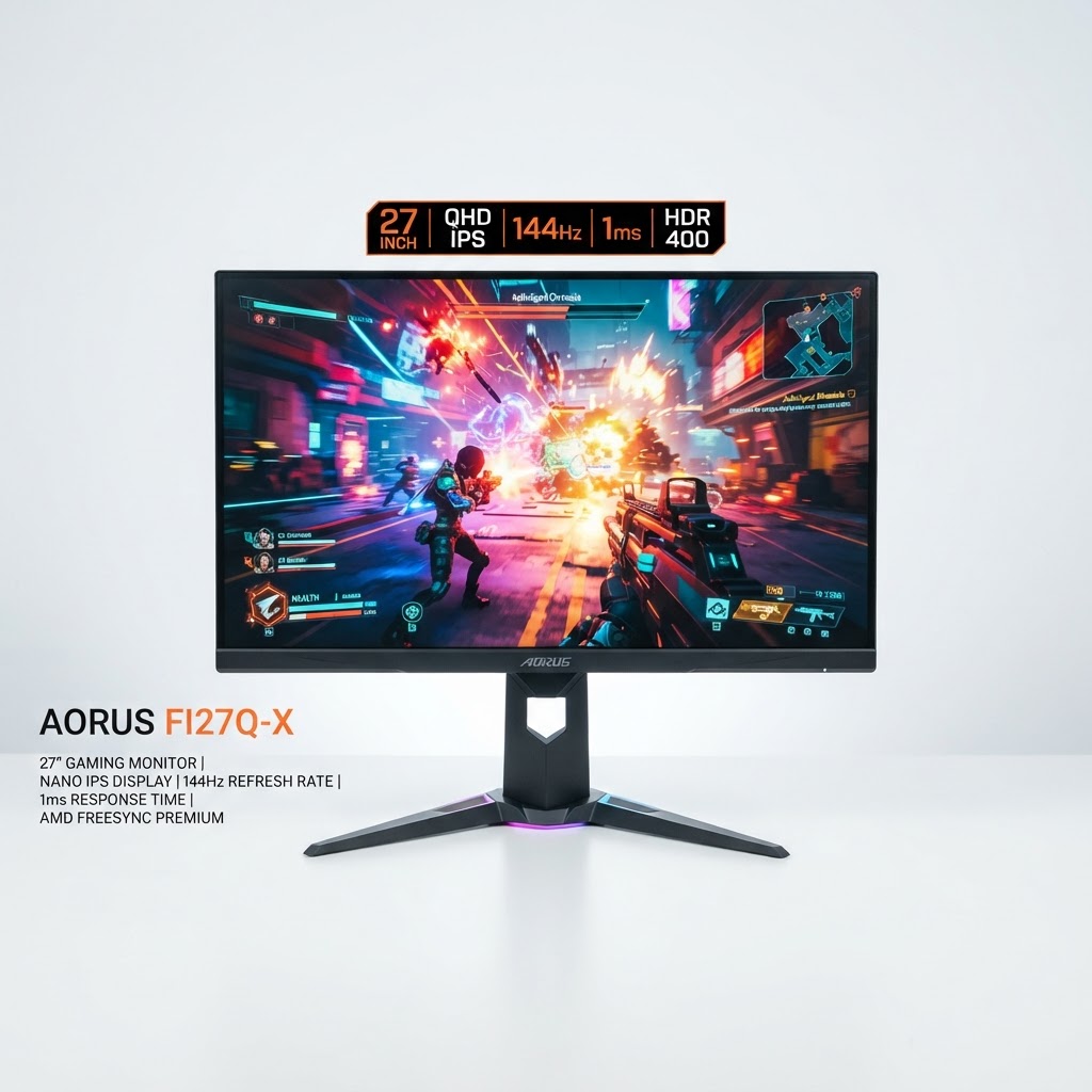 Écran 27" 144Hz gaming