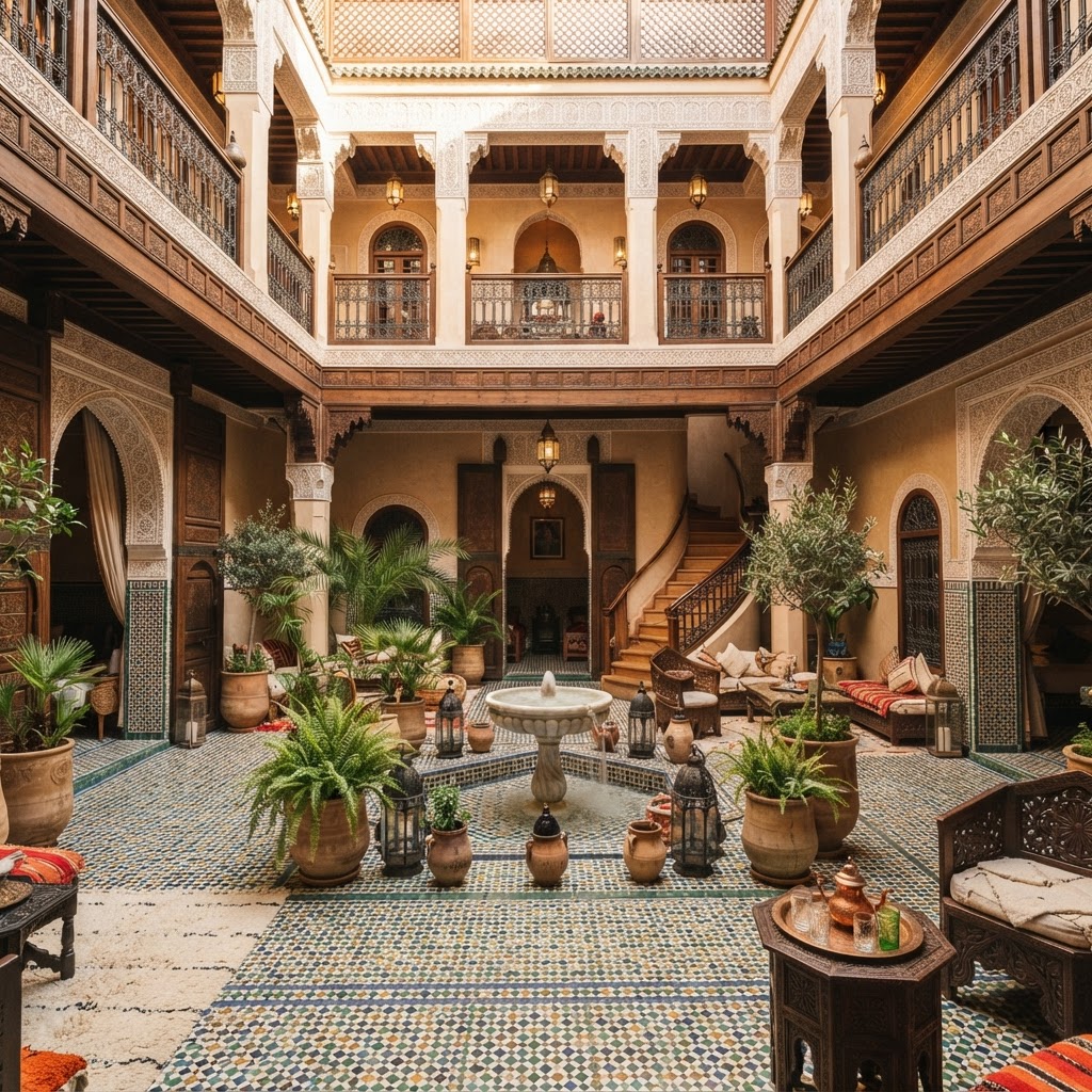 Riad rénové Médina Fès